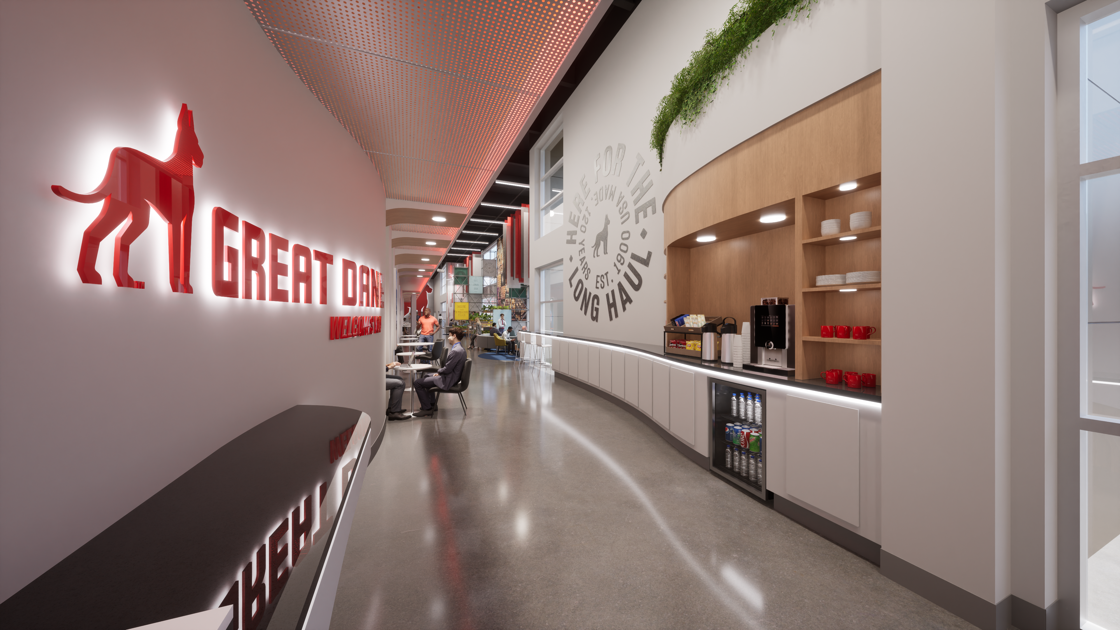 Great Dane — main corridor