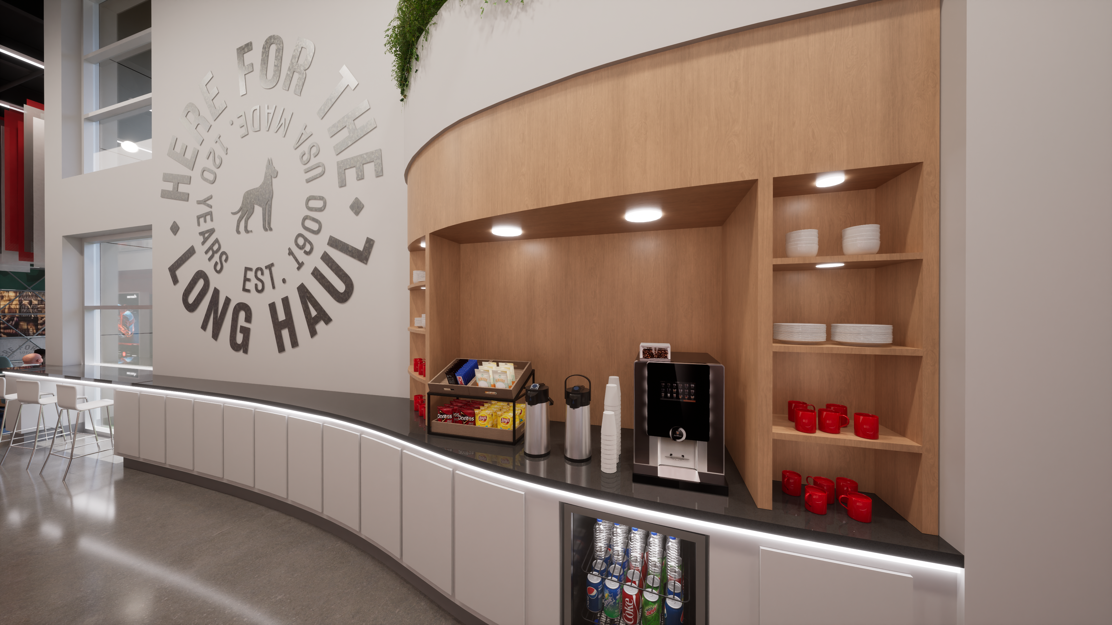 Great Dane — cafe area