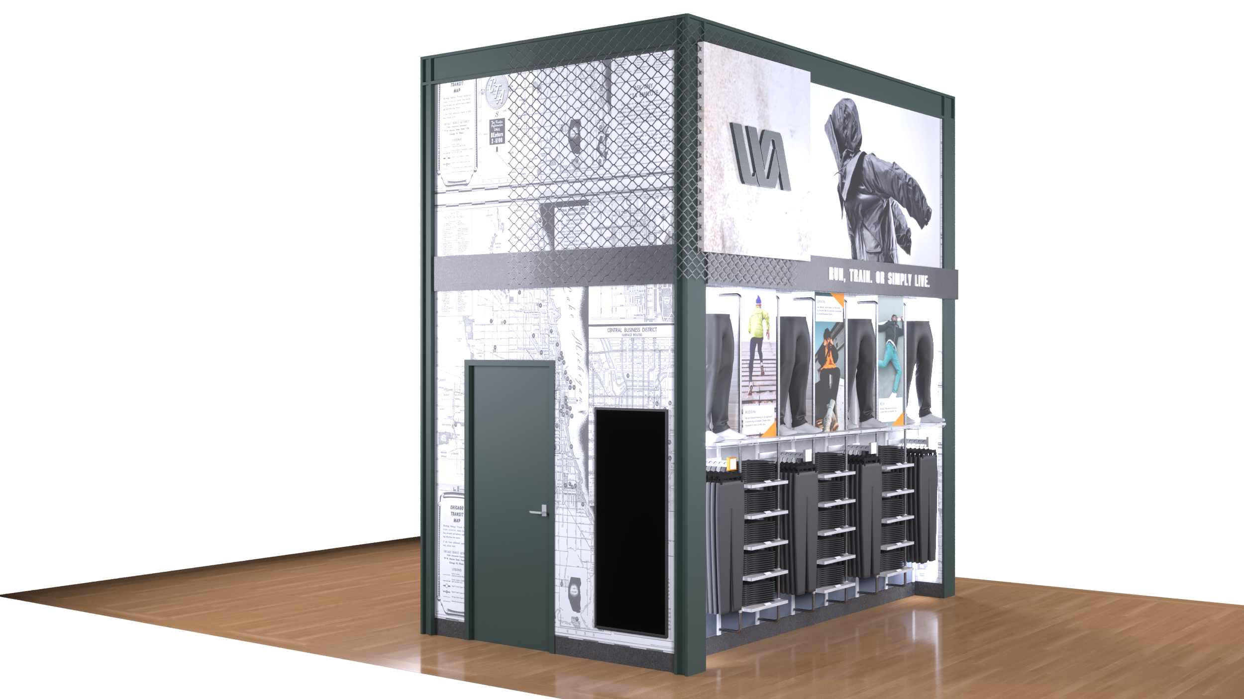 VRST — portal unit side view